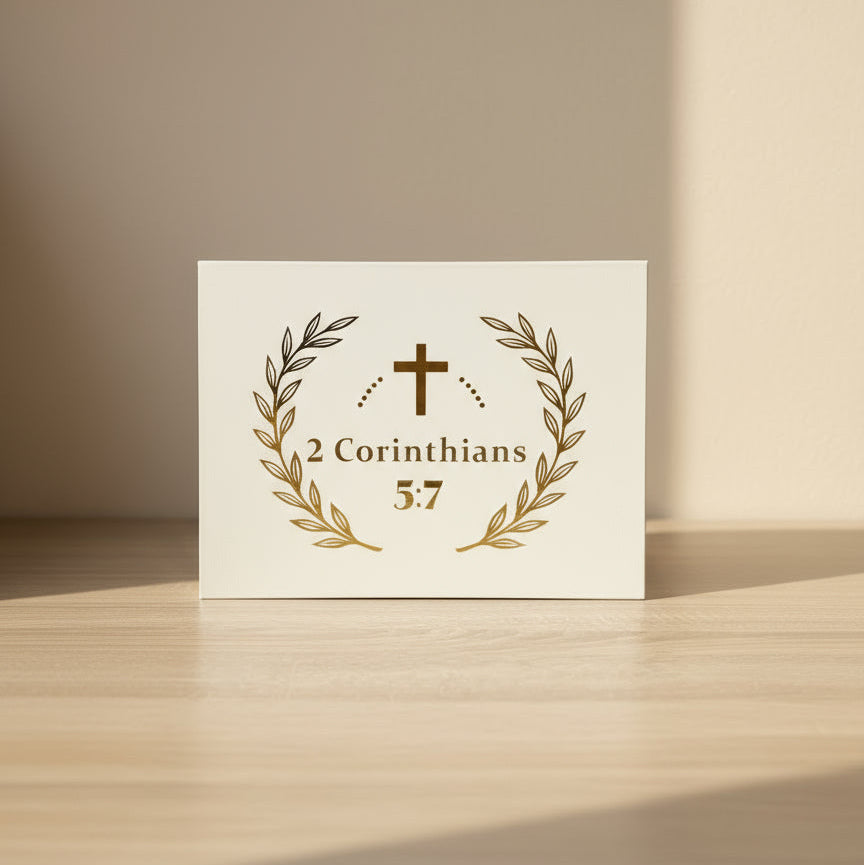 Walk by Faith Shoe Box