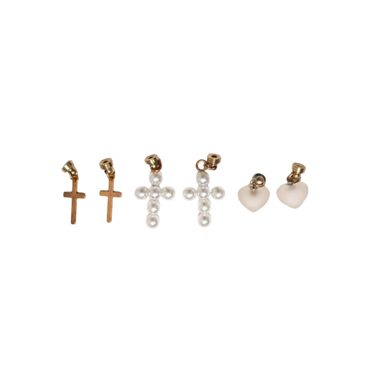Three custom charms